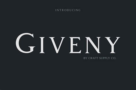 givenchy font free download|Giveny Font .